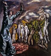 El Greco The Opening of the Fifth Seal oil painting artist